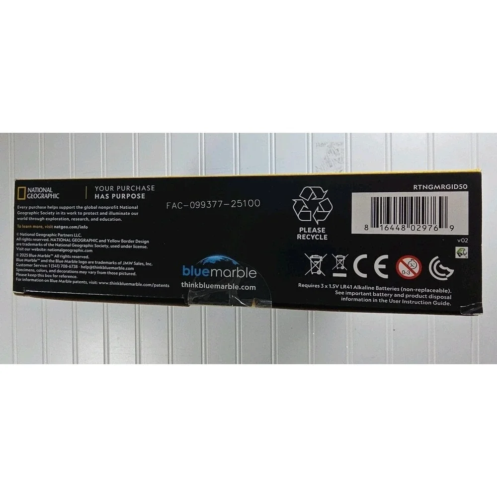 National Geographic Glow in the Dark Marble Run - 50pc: Educational Focus on ...
